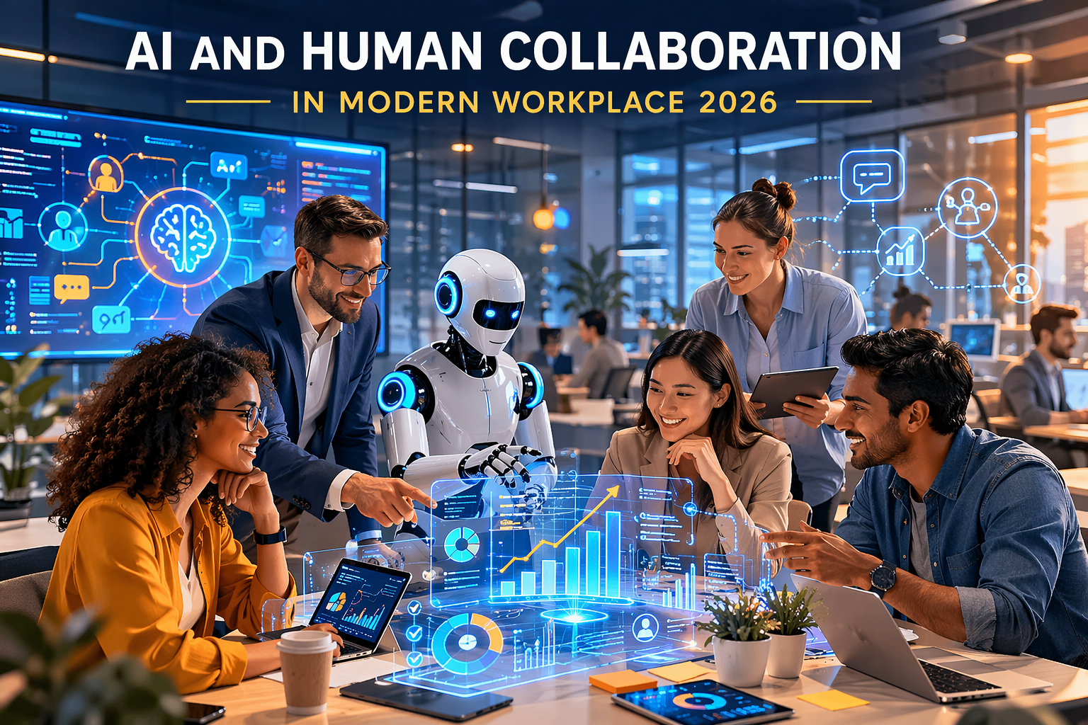 AI and human collaboration in modern workplace 2026 | BM TECHX